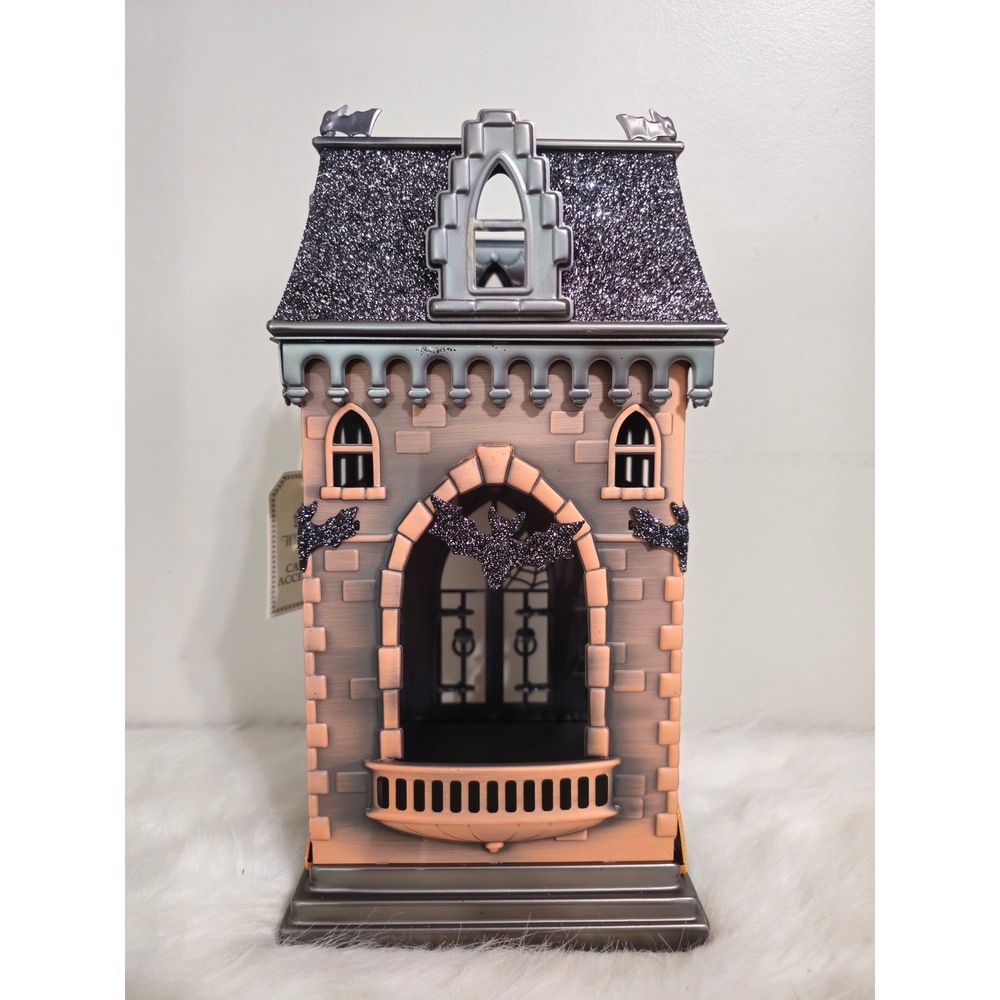 Bath &‎ Body Works Haunted House Halloween Metal Luminary Candle Holder NWT 2016